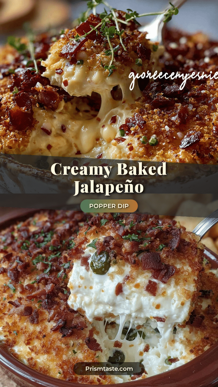 crispy baked jalapeño popper dip recipe
