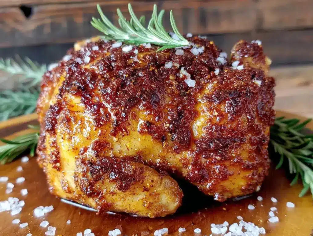 crispy beer can chicken - featured image