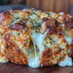 crispy cheesy pull-apart bread - featured image