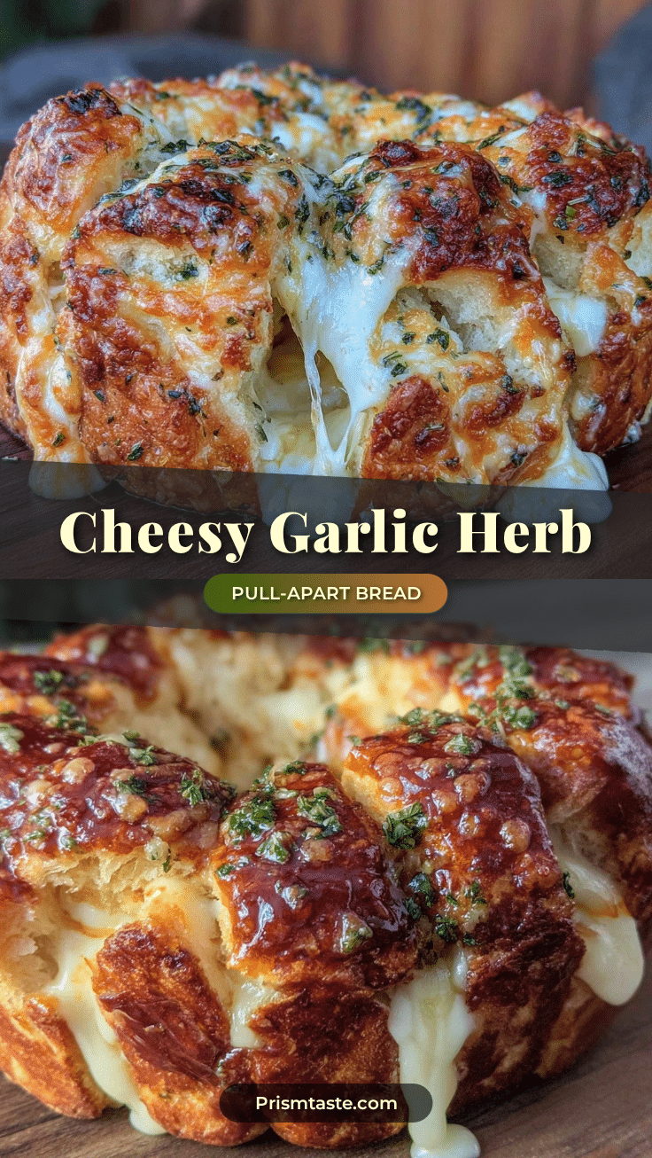 crispy cheesy pull-apart bread recipe