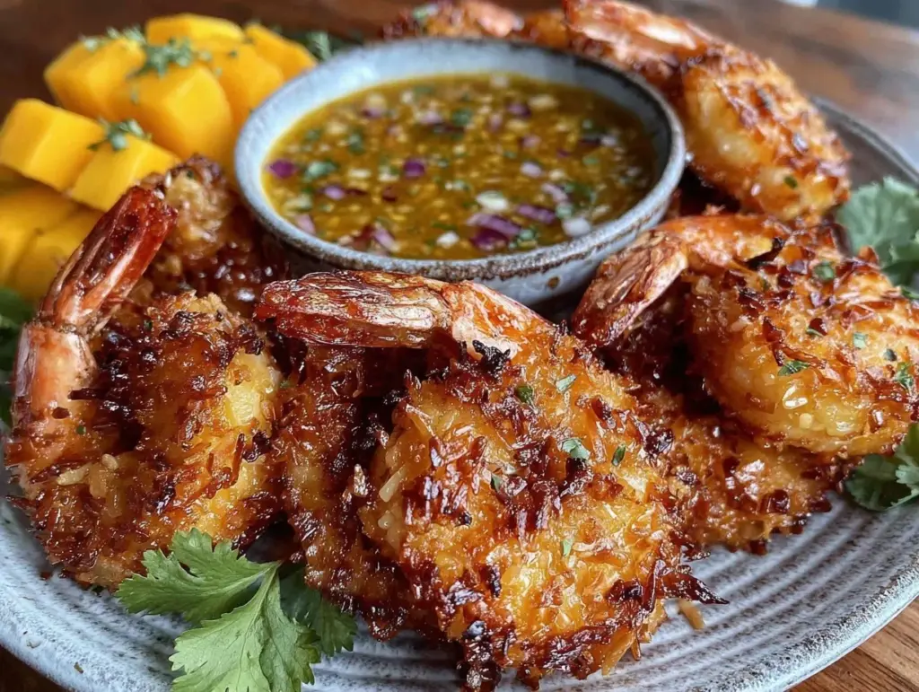 crispy coconut shrimp - featured image