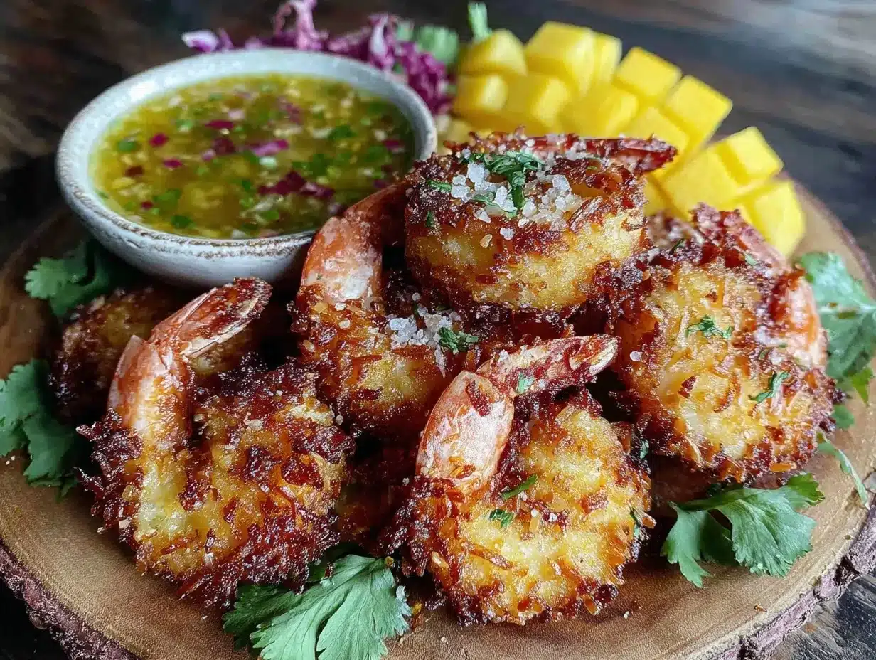 crispy coconut shrimp preparation steps