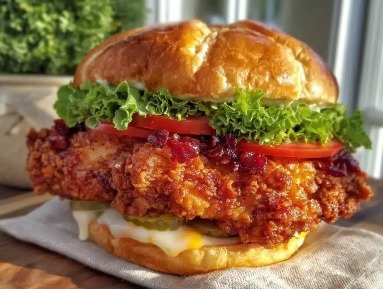 crispy copycat chick-fil-a spicy deluxe sandwich preparation steps