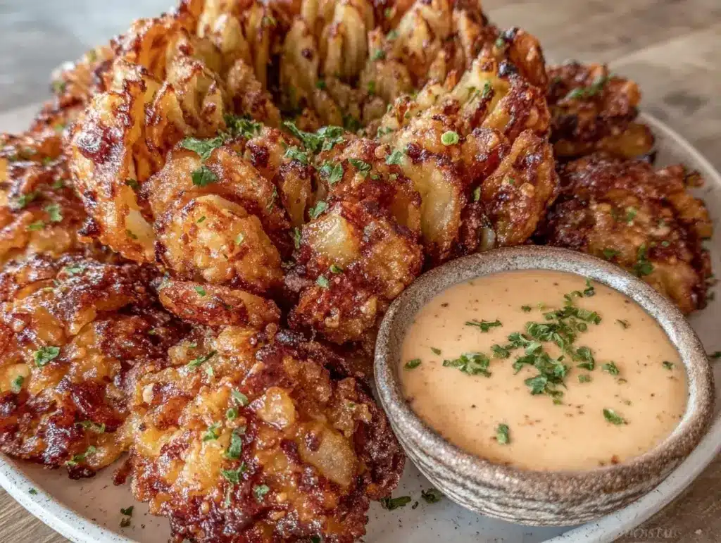 crispy copycat outback steakhouse blooming onion recipe - featured image