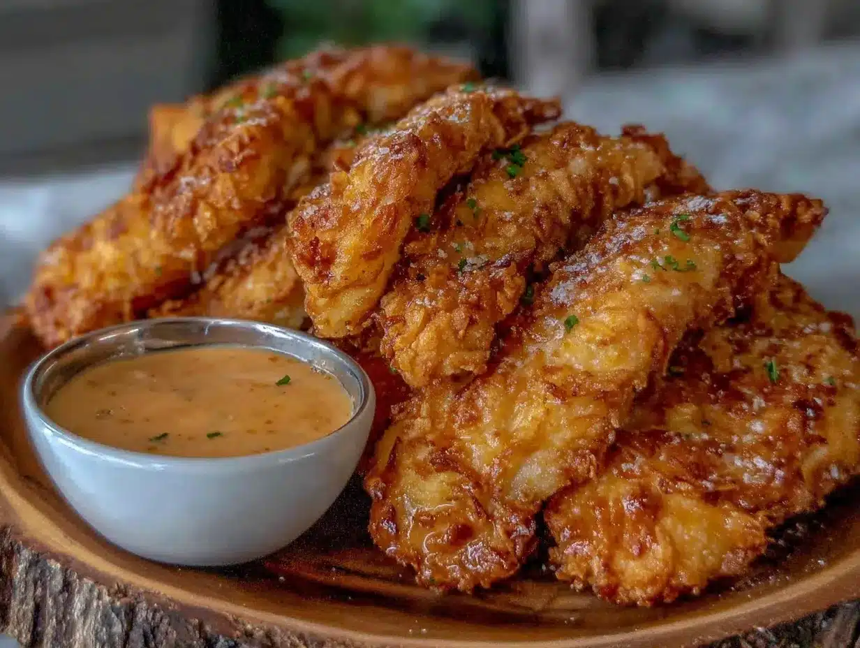 crispy copycat raising canes chicken fingers preparation steps
