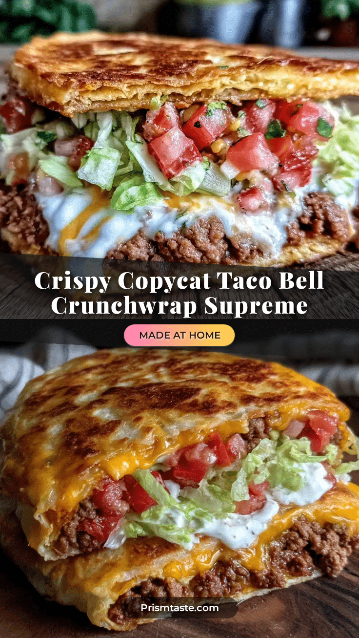 crispy copycat taco bell crunchwrap supreme recipe recipe