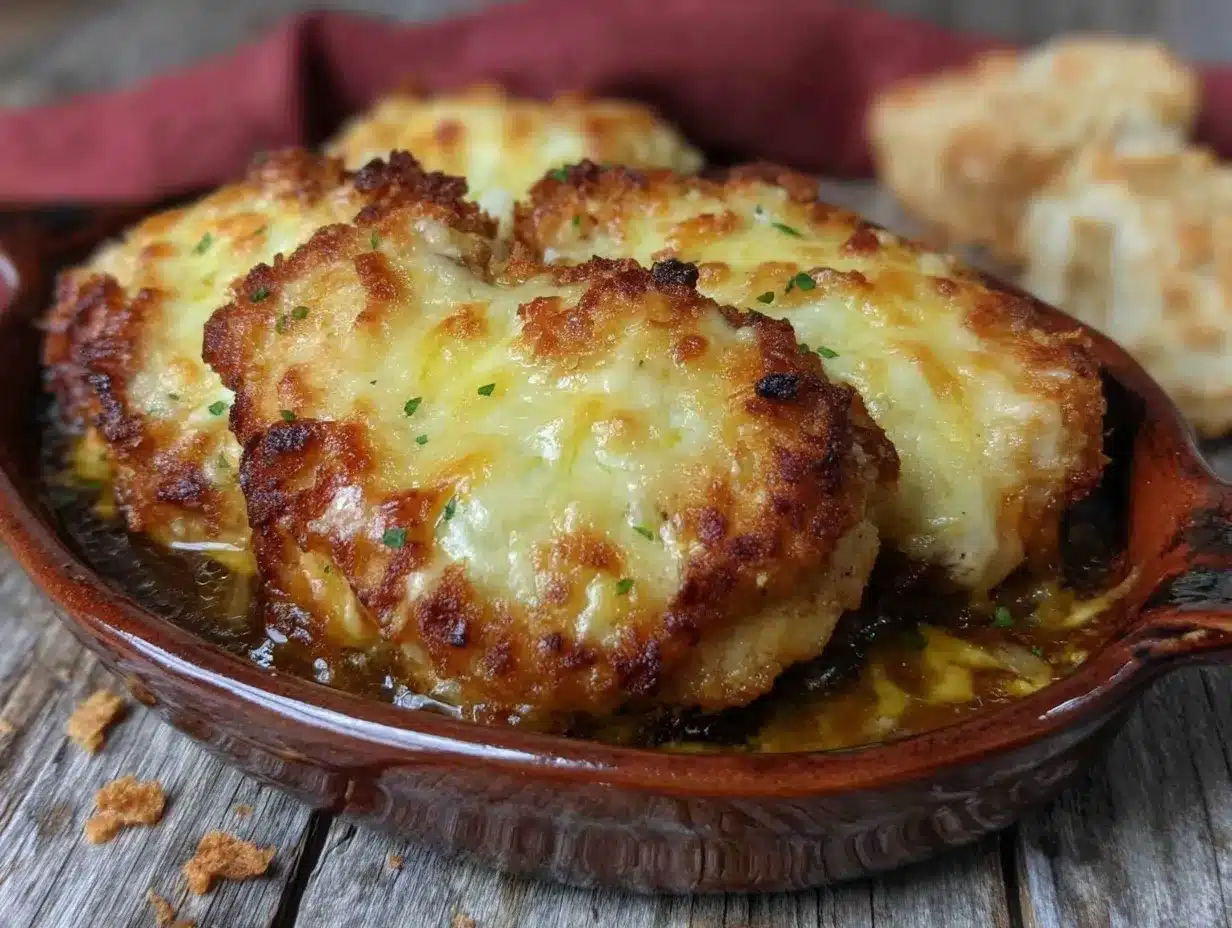 crispy french onion chicken bake preparation steps