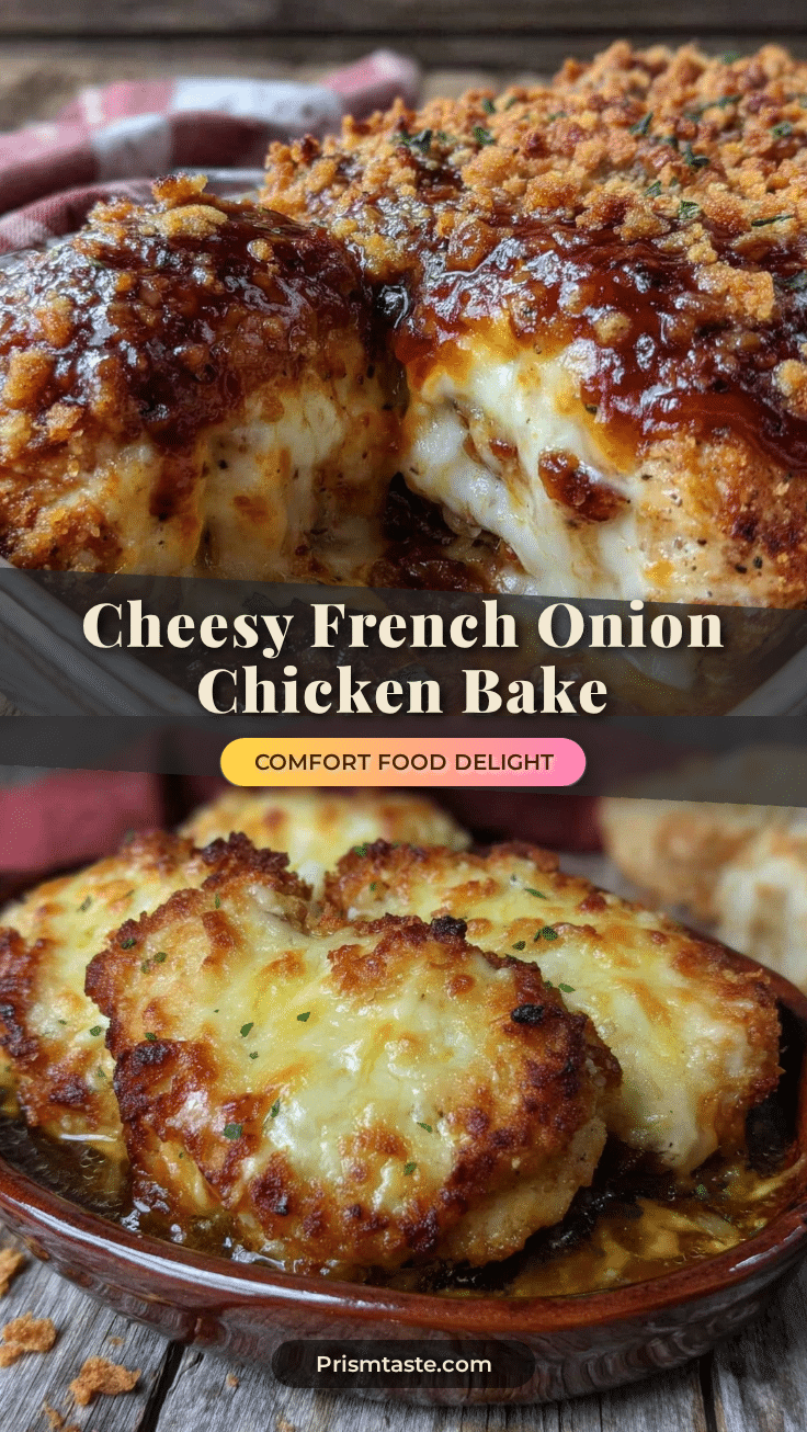 crispy french onion chicken bake recipe