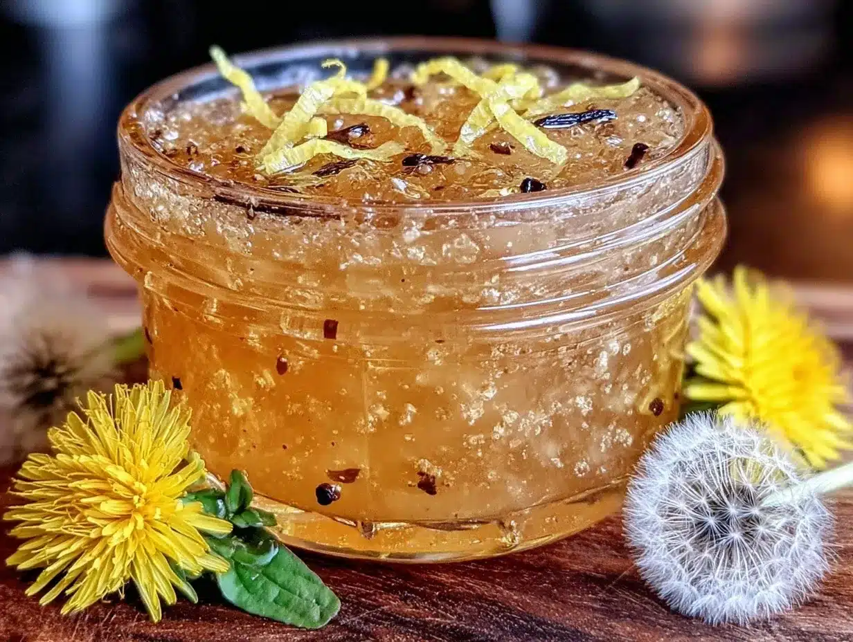 dandelion honey jelly preparation steps