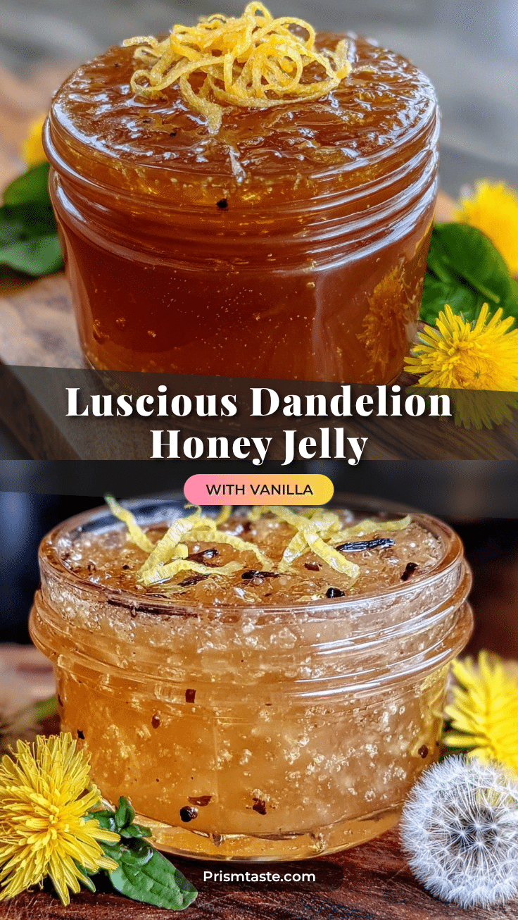 dandelion honey jelly recipe