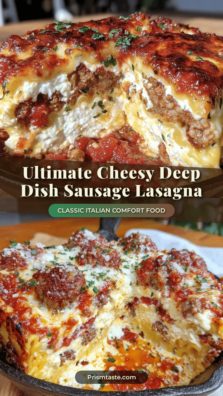 deep dish skillet lasagna recipe