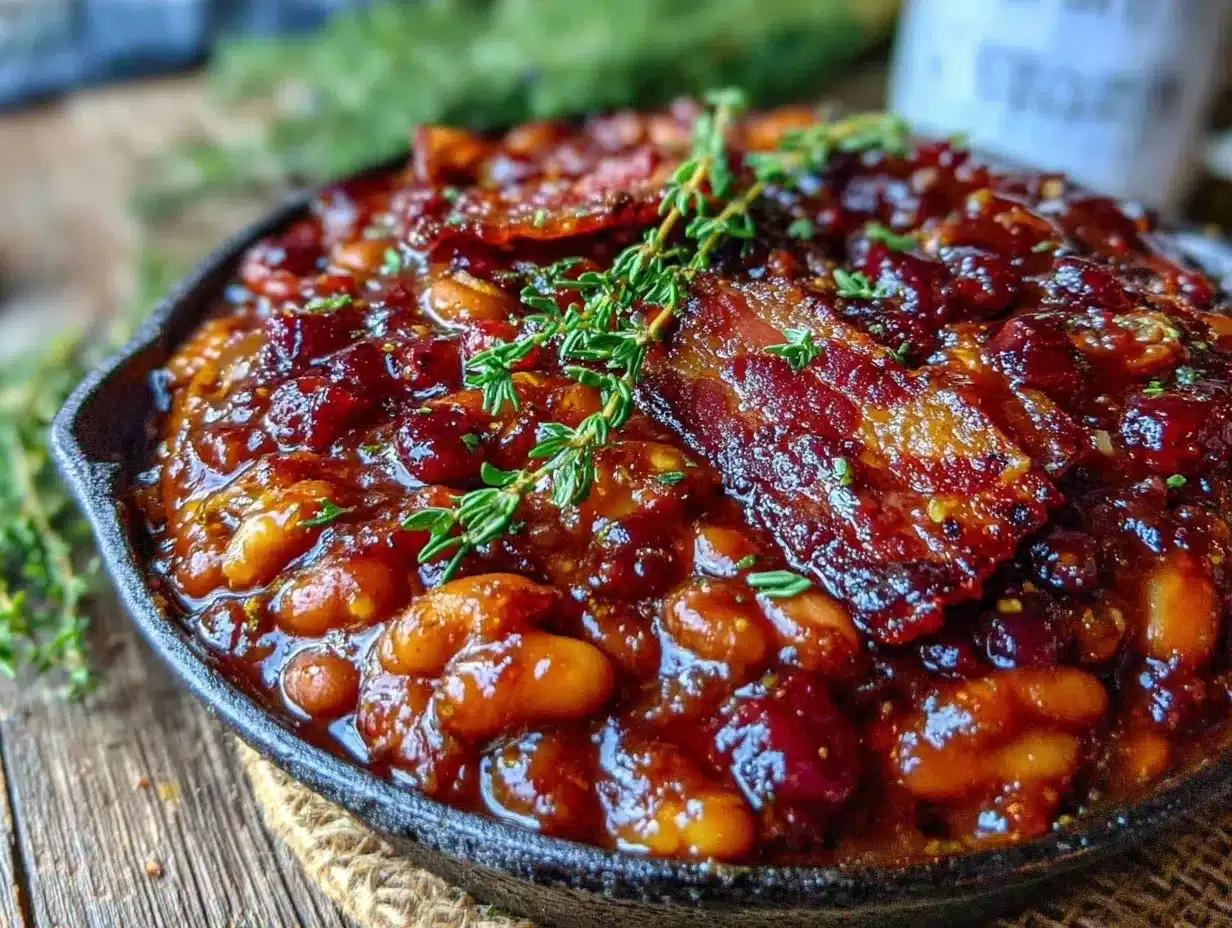 easy cast iron cowboy beans preparation steps