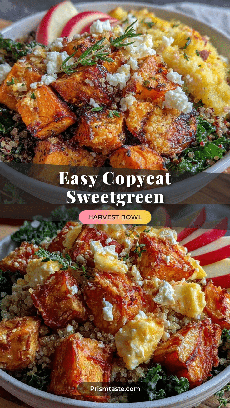 Easy Copycat Sweetgreen Harvest Bowl recipe