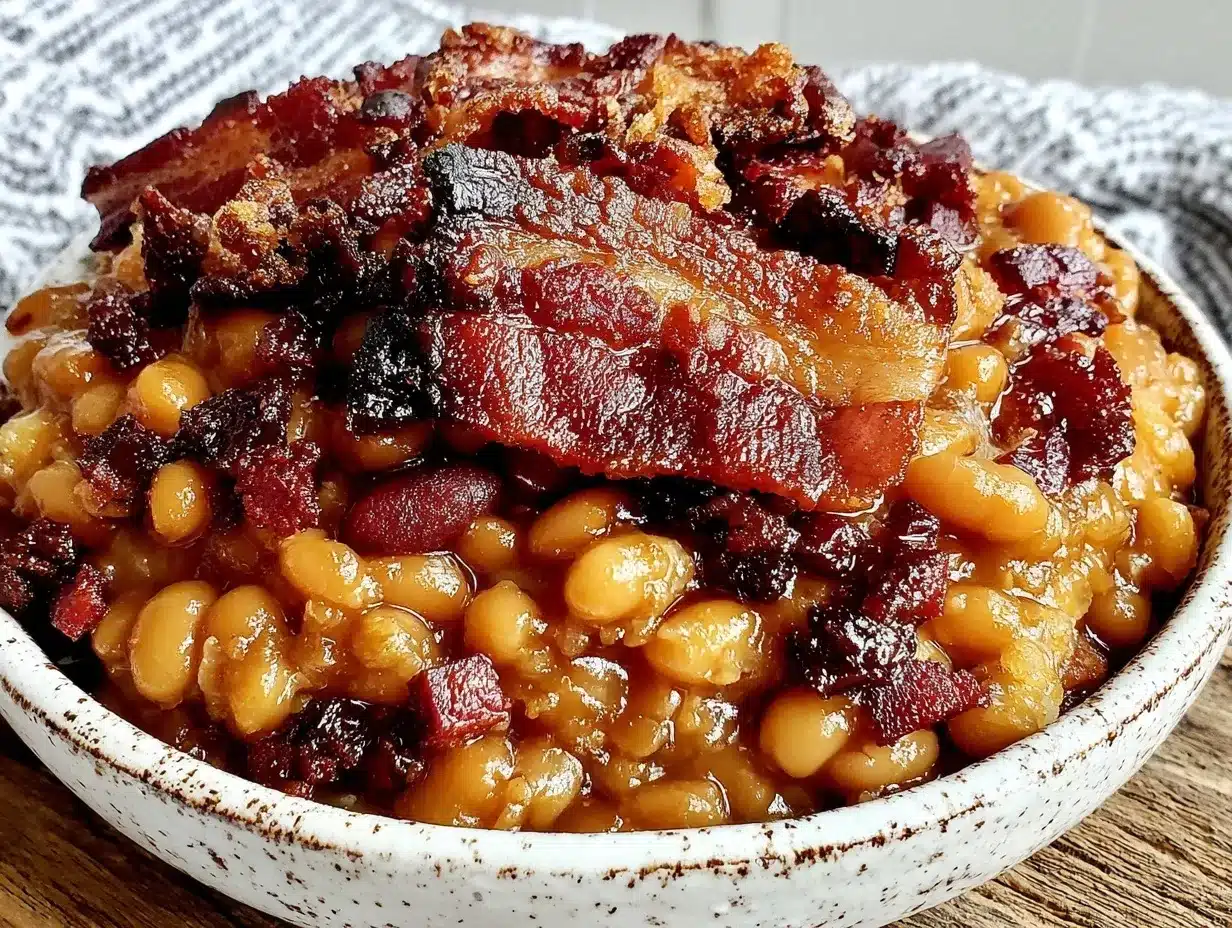 easy crockpot baked beans preparation steps