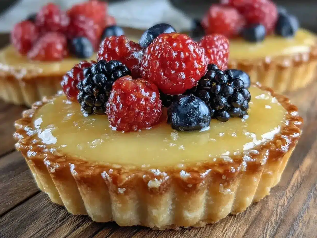 easy lemon curd tart preparation steps