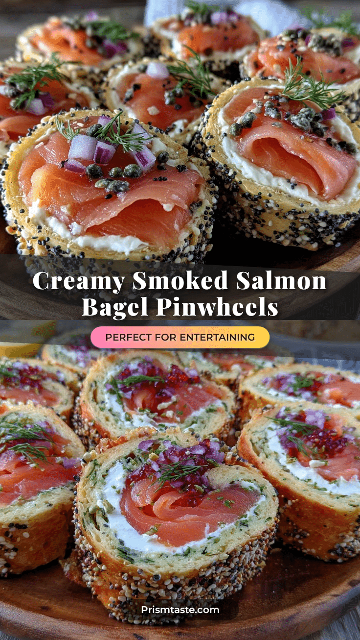 everything bagel pinwheel roll-ups recipe