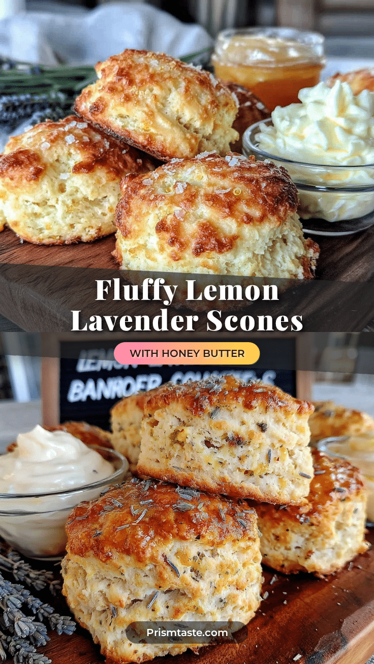 fluffy lemon lavender scones recipe
