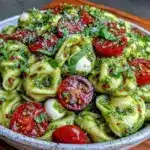 Fresh Caprese Tortellini Pasta Salad - featured image