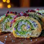 fresh sun-dried tomato spinwheel sandwiches - featured image