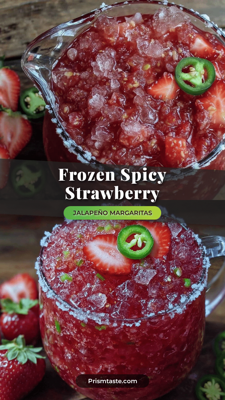 frozen strawberry jalapeño margarita recipe