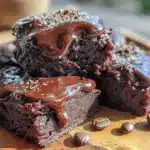 fudgy espresso brownies - featured image