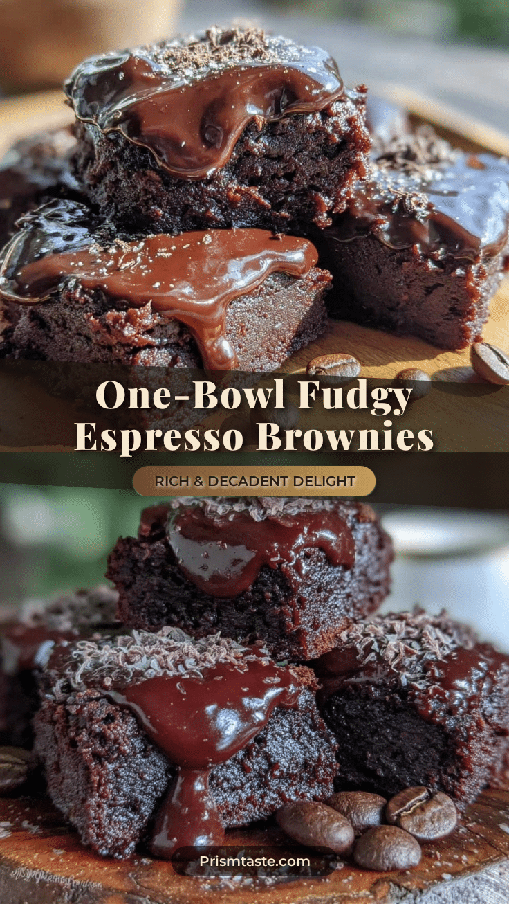 fudgy espresso brownies recipe