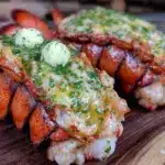 garlic butter broiled lobster tails - featured image