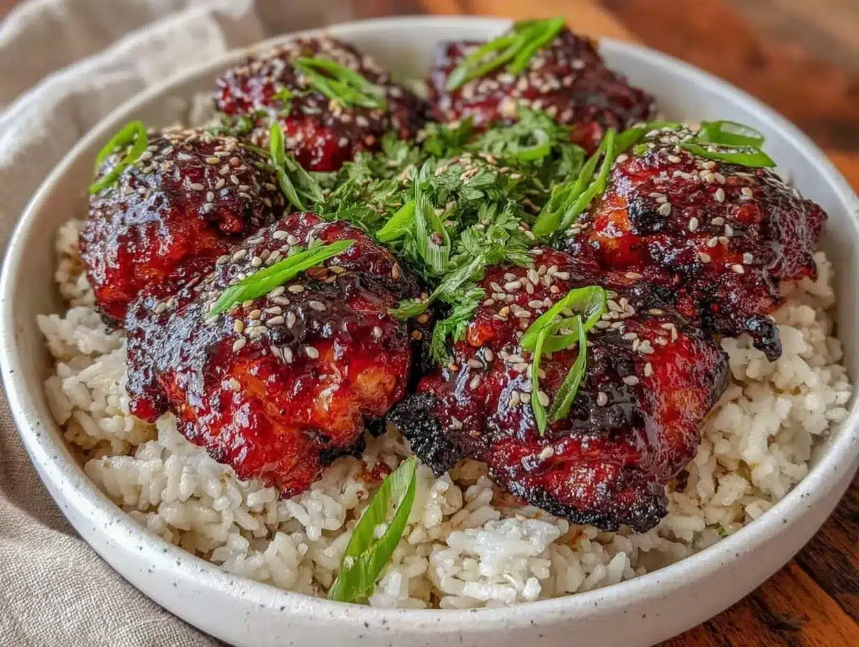 gochujang chicken thighs preparation steps