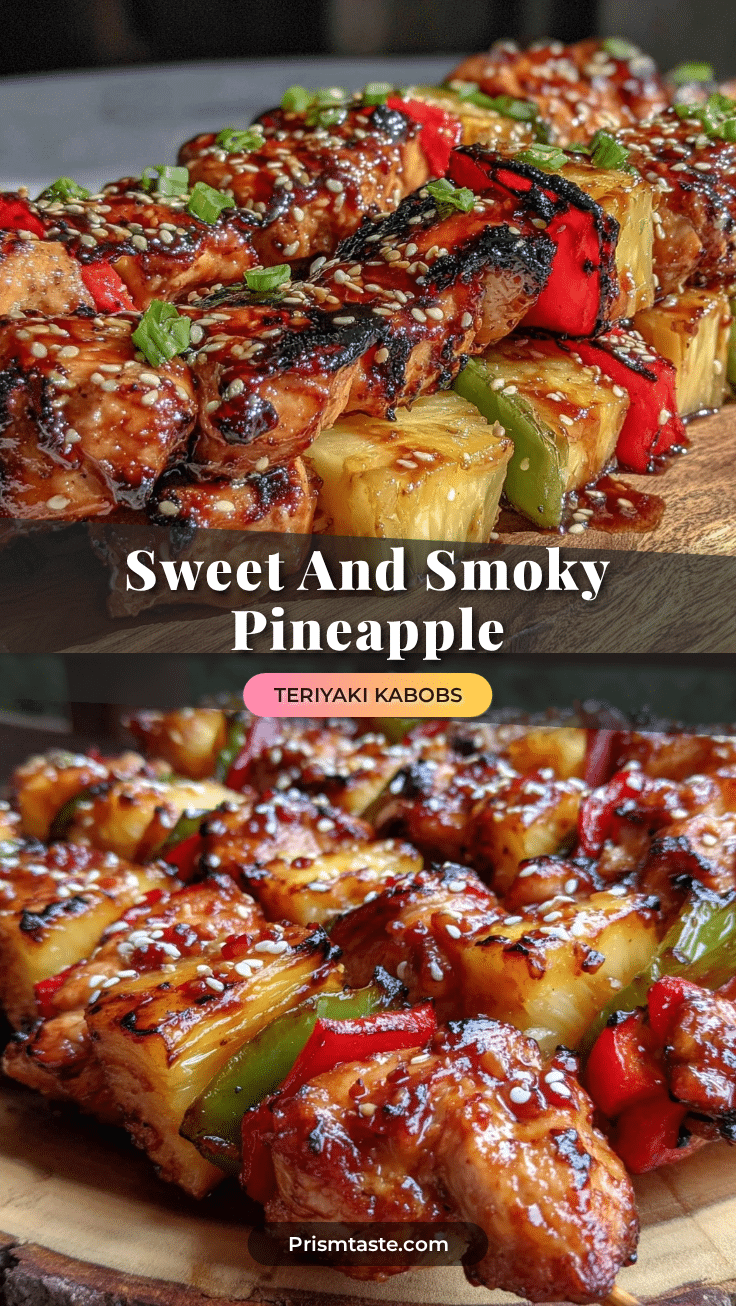 grilled pineapple teriyaki chicken kabobs recipe