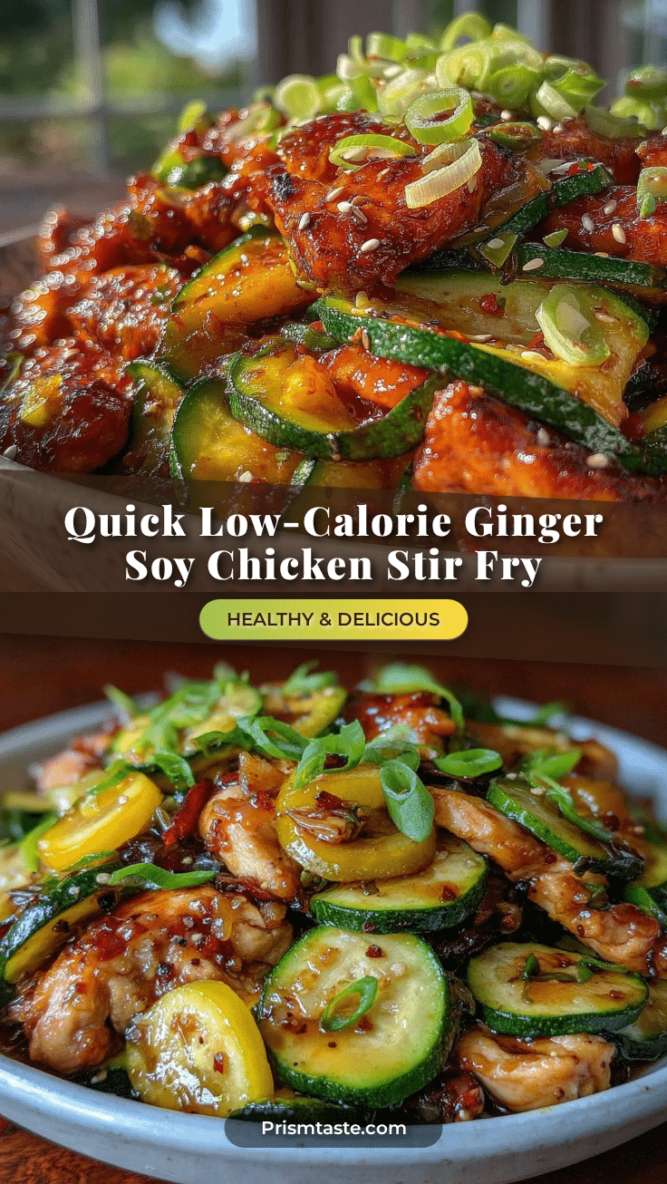 healthy low-calorie chicken zucchini stir fry recipe