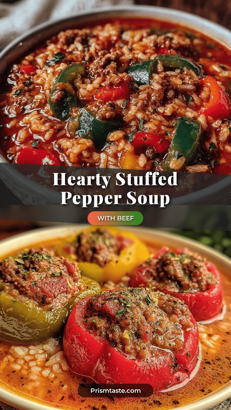 hearty stuffed pepper soup recipe
