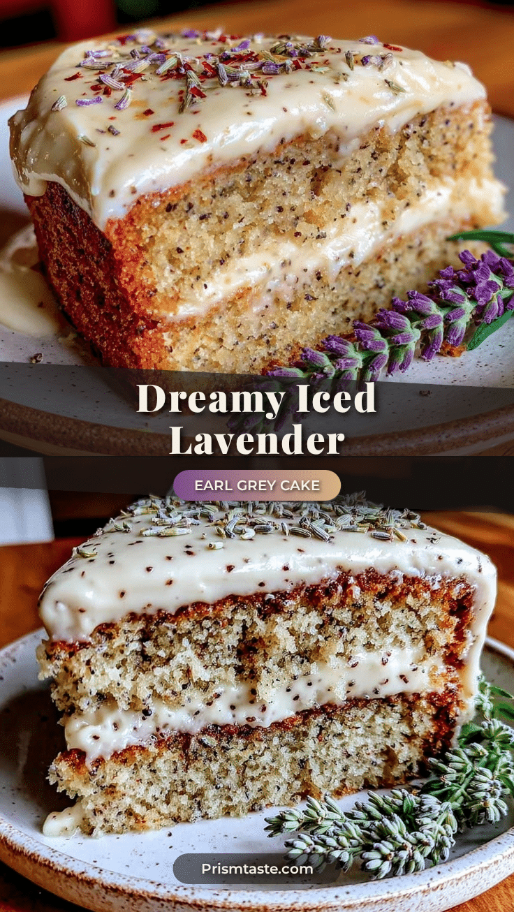 iced lavender earl grey latte cake recipe