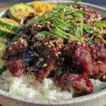 korean beef bowl - featured image