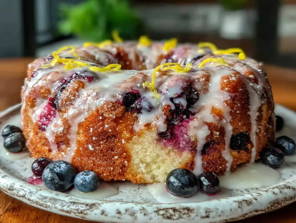 lemon cream cheese earthquake cake preparation steps
