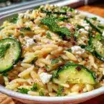 lemon orzo pasta salad - featured image
