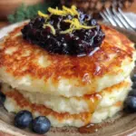 lemon ricotta pancakes - featured image