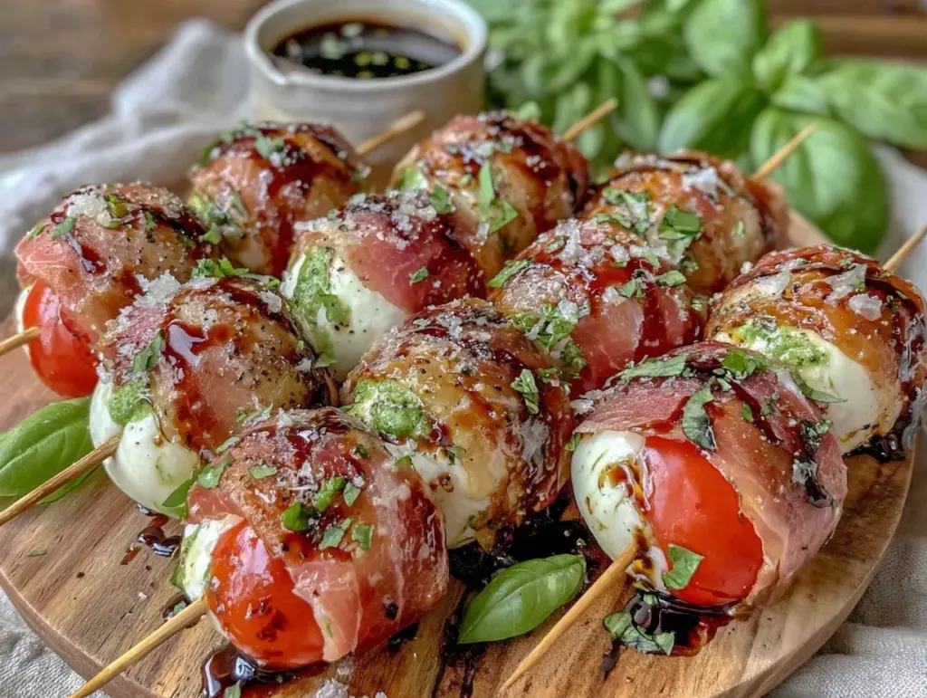 mini Caprese skewers - featured image