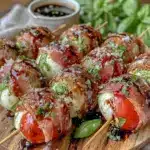mini Caprese skewers - featured image