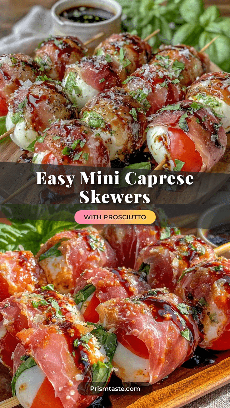 mini Caprese skewers recipe