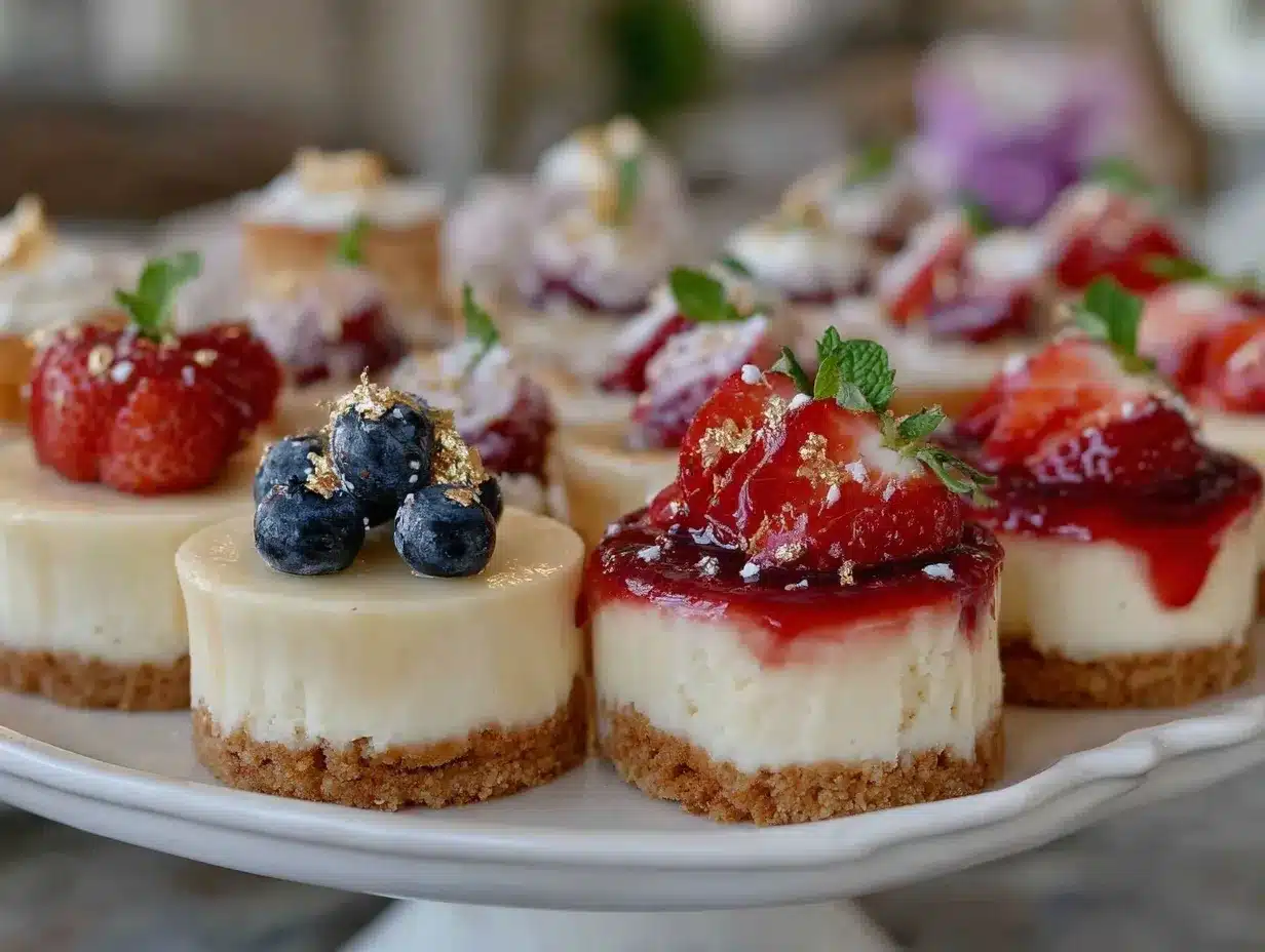 mini cheesecake bites preparation steps