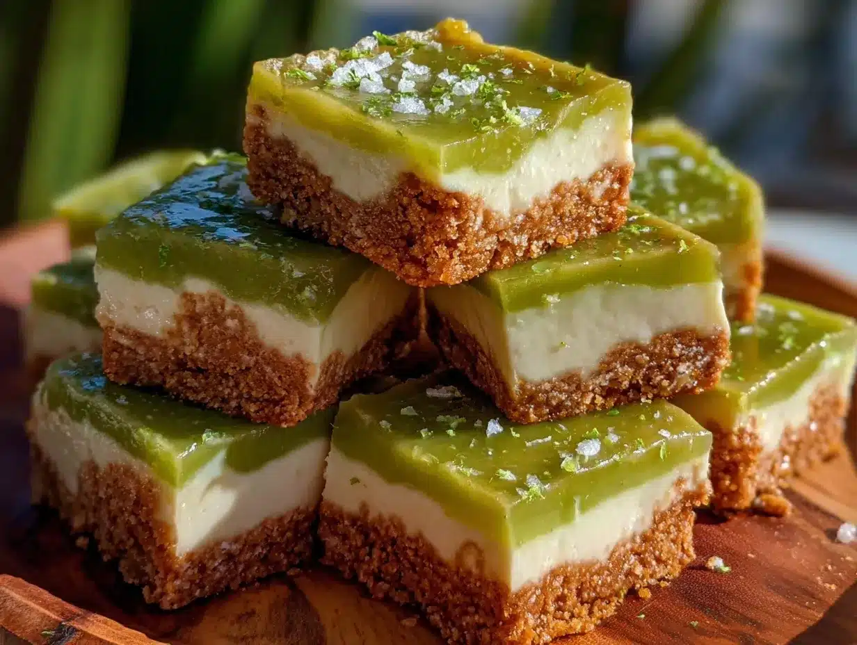 no-bake key lime pie bars preparation steps