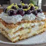 no bake lemon icebox cake - featured image