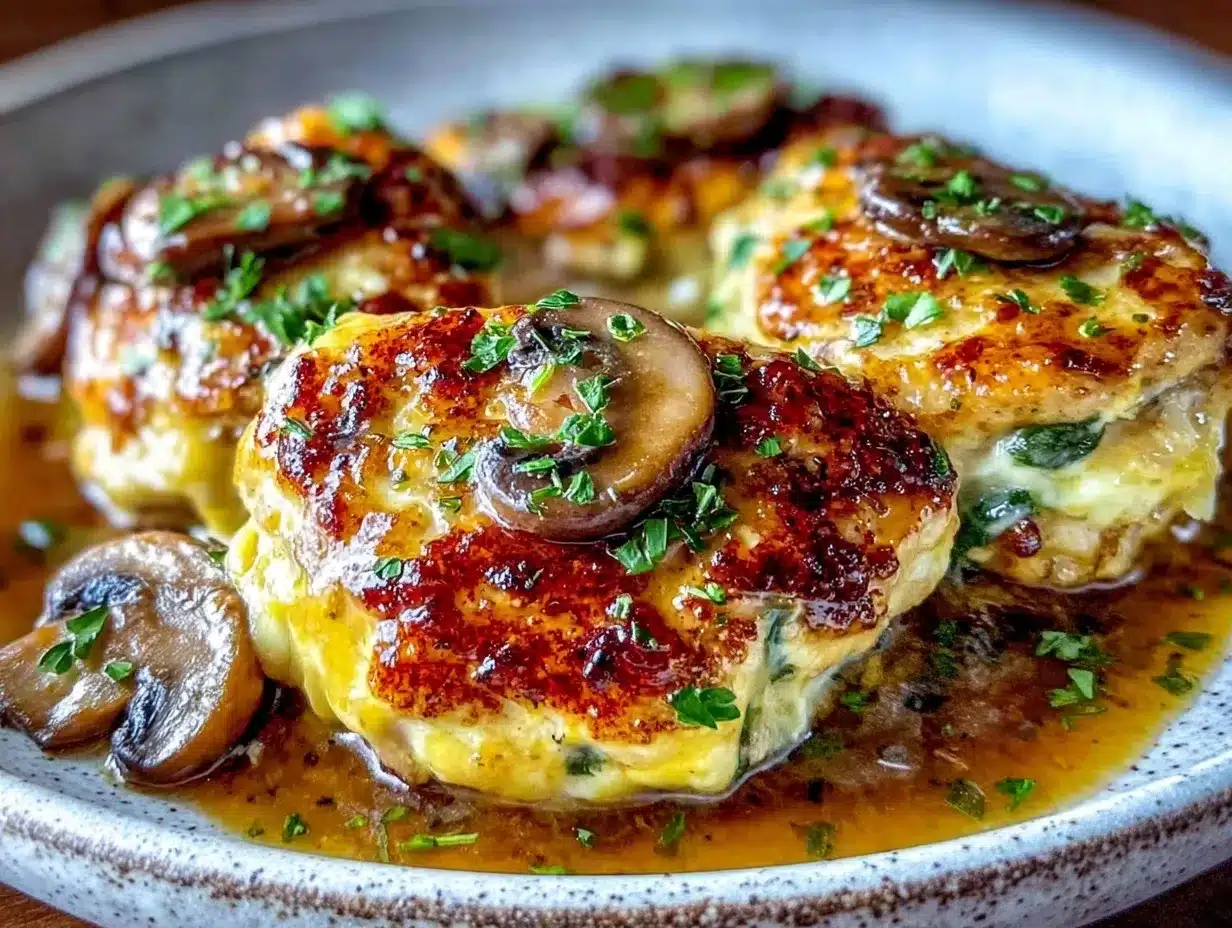 Olive Garden Stuffed Chicken Marsala preparation steps