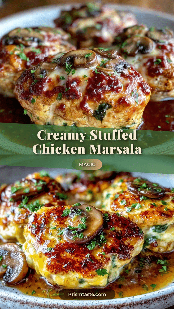 Olive Garden Stuffed Chicken Marsala recipe
