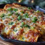 one-pan cheesy chicken enchiladas - featured image