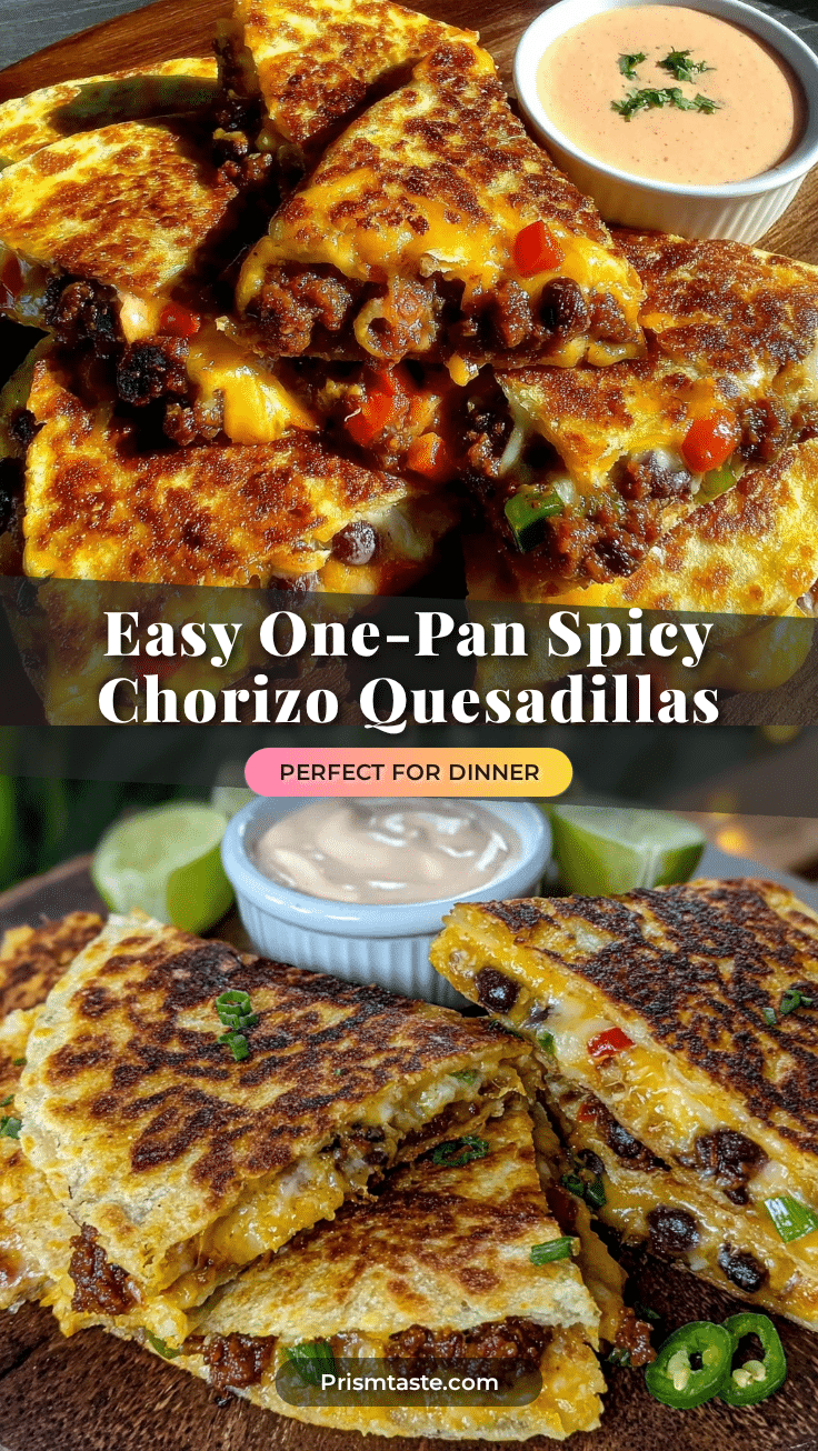 one-pan chorizo and black bean quesadillas recipe