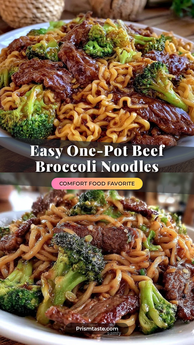 one-pot beef and broccoli noodles recipe
