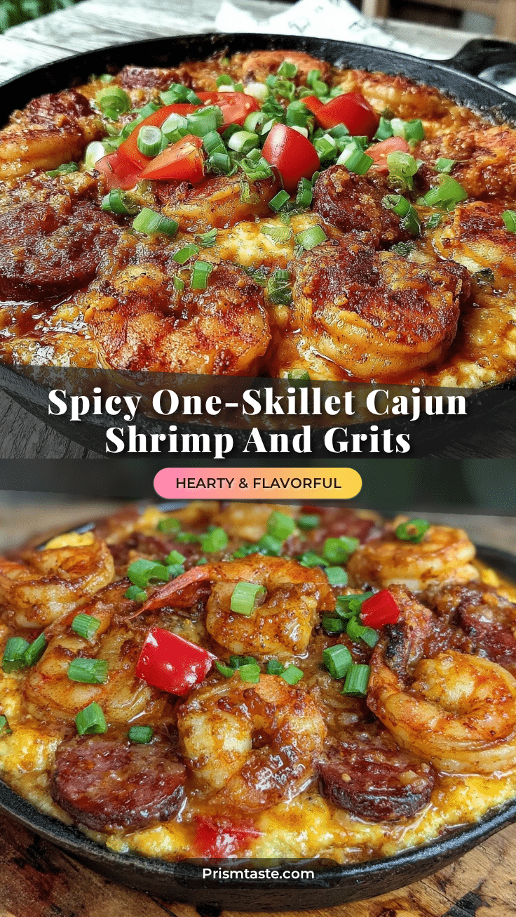 one-skillet Cajun shrimp and grits recipe
