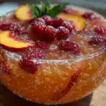 peach bellini brunch punch - featured image