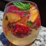 peach sangria recipe - featured image